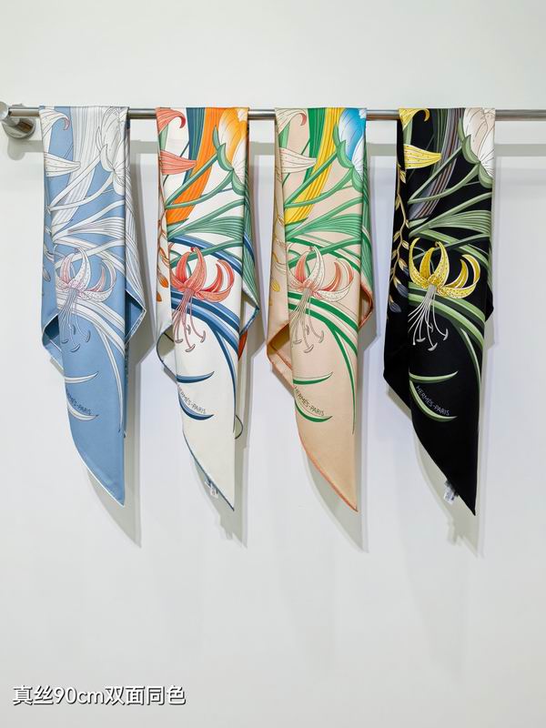 Hermes silk Scarf 90X90cm E101322